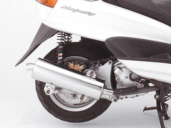 OUTEX製マジェスティ250 マフラー 社外  バイク 部品 JMCA認定 ステン チタン カスタムに:21966320