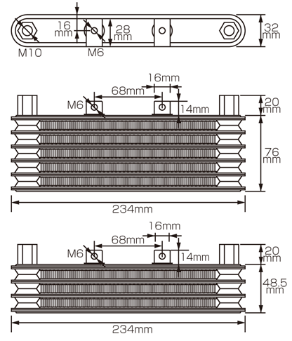 KITACO SUPER OIL COOLER KIT