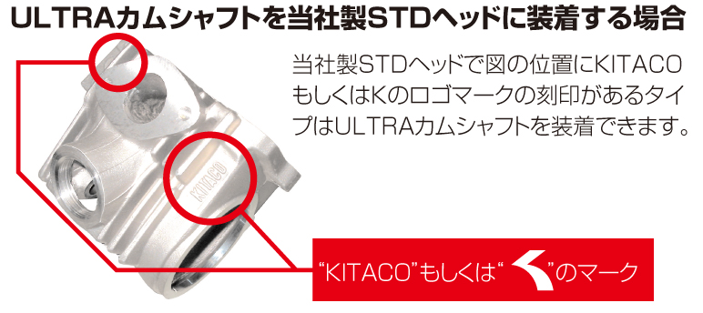キタコ製STD/ULTRAシリンダーヘッド用 300-1013700